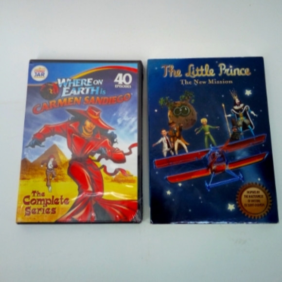 Carmen Sandiego The Little Prince Other - NWT DVD Set Where on Earth is Carmen Sandiego? & The Little Prince The New Missi